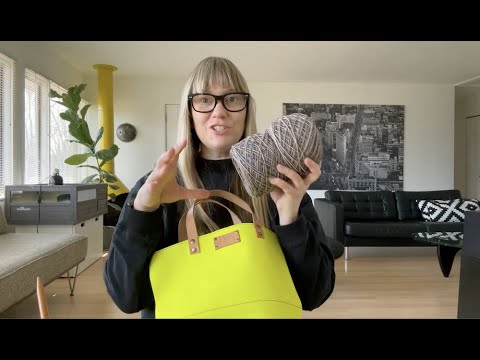 Knit with me - stash / wip / life update!