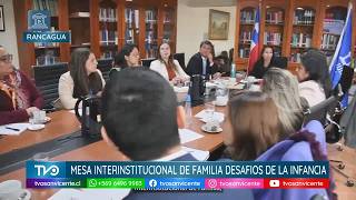 En Rancagua, abordan desafíos en materia de infancia en Mesa Interinstitucional de Familia