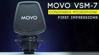 MOVO Podcasting Mic First Impressions | @MovoOfficial VSM-7 Cardioid Condenser Microphone