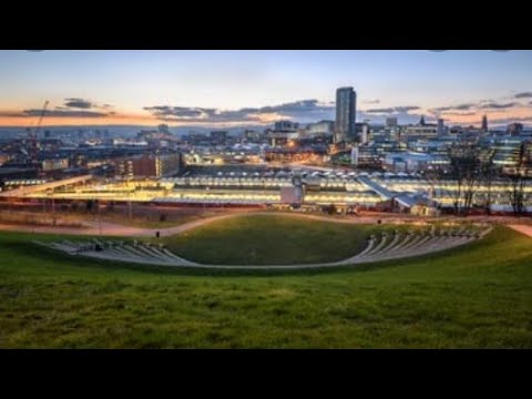 Drive Through Sheffield City Centre  u.k