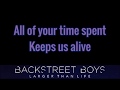 Backstreet Boys - Larger Than Life Lyrics