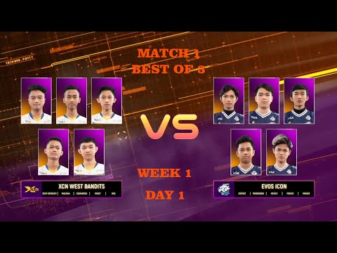 [MDL INDONESIA SEASON 3] MATCH 1 REGULAR SEASON - BO3 - XCN WEST BANDITS VS EVOS ICON