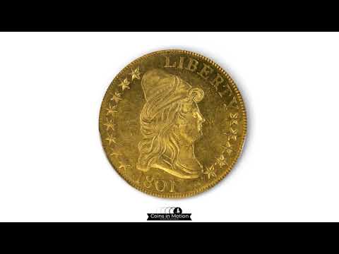 Stack's Bowers is Pleased to Present an 1801 Draped Bust Eagle in Mint State-62+ by PCGS