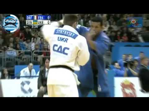 European Judo Championship Chelyabinsk 2012 Bronze -90kg SYNYAVSKY (UKR)-DAFREVILLE (FRA)