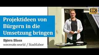 凝聚力和共同决策：Björn Bloss 在视频采访中谈到 Stadtlabor 和 wecreate.world 对 Zeitz 城市重建的重要性
