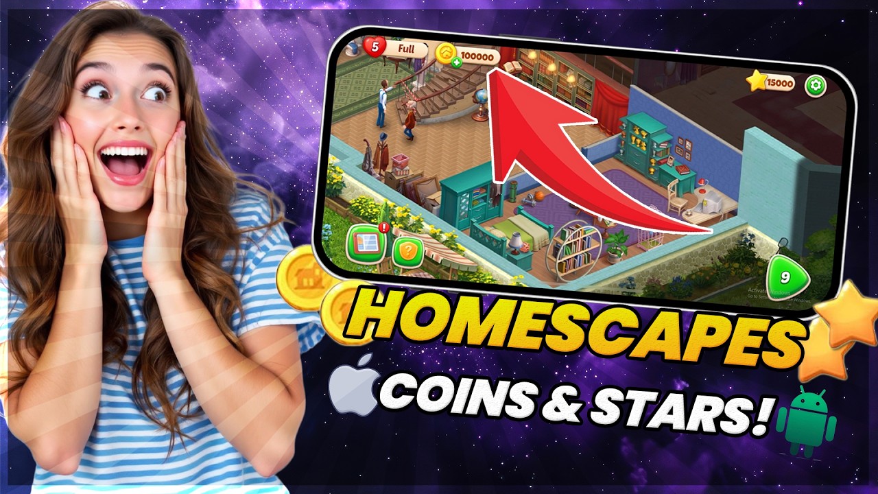 Homescapes Hack/Mod Apk - How To Get Homescapes Free Coins and Stars (iOS Android) 2026 Tutorial