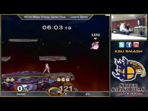 NEOH Melee CS Final - Loser's Semis - Sweet (P1) vs 4% (P3)