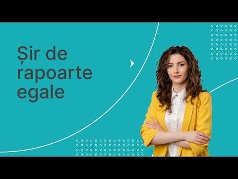 Șir de rapoarte egale