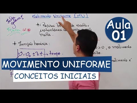 Class 01 - Uniform Motion - Initial Concepts