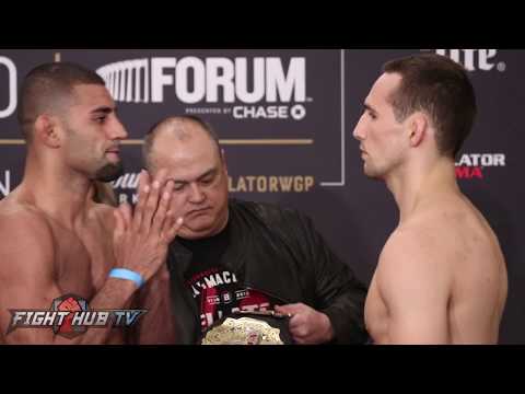 Rory MacDonald vs Douglas Lima- Bellator 192 weigh in & face off