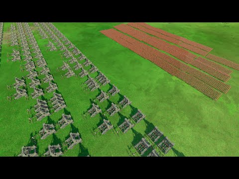 19.000 PRAETORIAN GUARDS vs 500 HEAVY CATAPULTS - Total War ROME 2