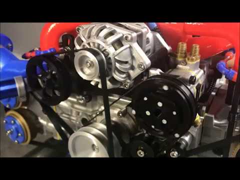 Subaru EJ20 Power Steering Pump, Alternator and A/C Compressor