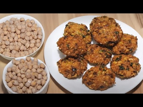 Crunchy Falafel Recipe - Chickpeas Vada Recipe - How To Make Falafel - Falafel Vada