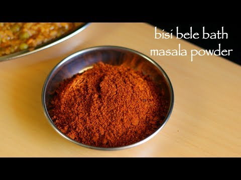 Spicy curry leaves bisibelebath masala powder, packaging typ...
