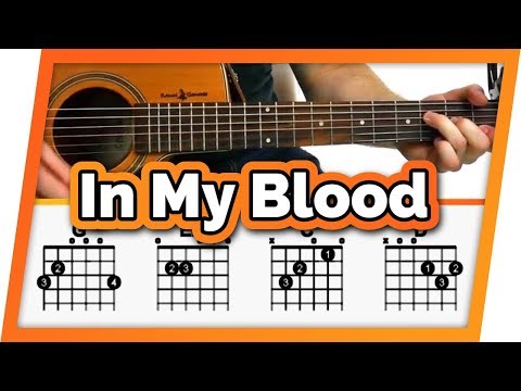 In My Blood Guitar Tutorial (Shawn Mendes) Easy Chords Guitar Lesson