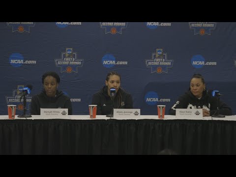POSTGAME: Doniyah Cliney, Alexis Jennings, Dawn Staley on Belmont — 3/22/19