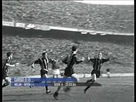 1963-1964 Milan vs Inter 1-1 Corso