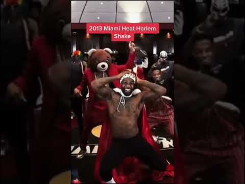 2013 Miami Heat Harlem Shake Never Gets Old🙌🏻 |  #miamiheat #lebronjames #nba #nbamemes