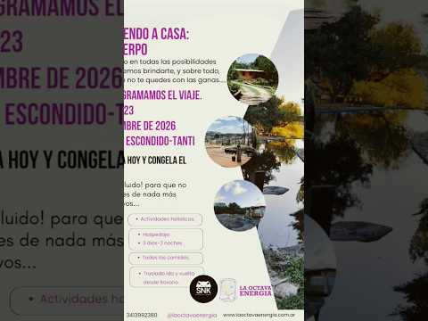 RETIRO HOLISTICO 21- 22 Y 23/11 (FINDE LARGO) TANTI - CBA CON UNA SEÑA CONGELAS EL PRECIO #fyp