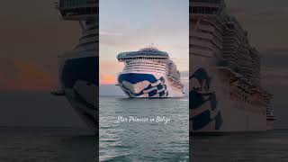 Star Princess anchored off the coast of Belize. #cruise #cruiseship #travelblogjamie