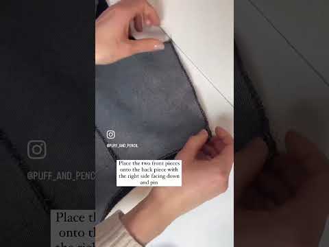 How to sew the shoulder seam