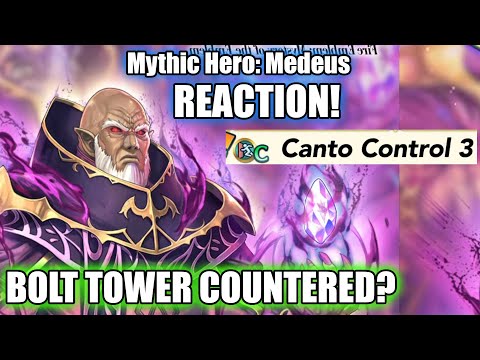 MEDEUS STOPS BOLT TOWER? CANTO CONTROL 3? | Mythic Hero: Medeus Reaction ft.0blivionknight [FEH]