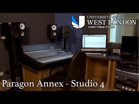 London College of Music | Studio Tours - Paragon Annex Studio 4  | University of West London