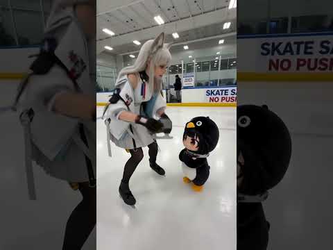 Guga thought skating was easy… until gravity had other plans 😂⛸️#ArknightsEndfield#gugugaga#dreams