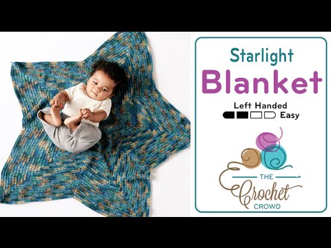 Left Hand Crochet for Beginners Baby Blanket Pattern The Crochet Crowd