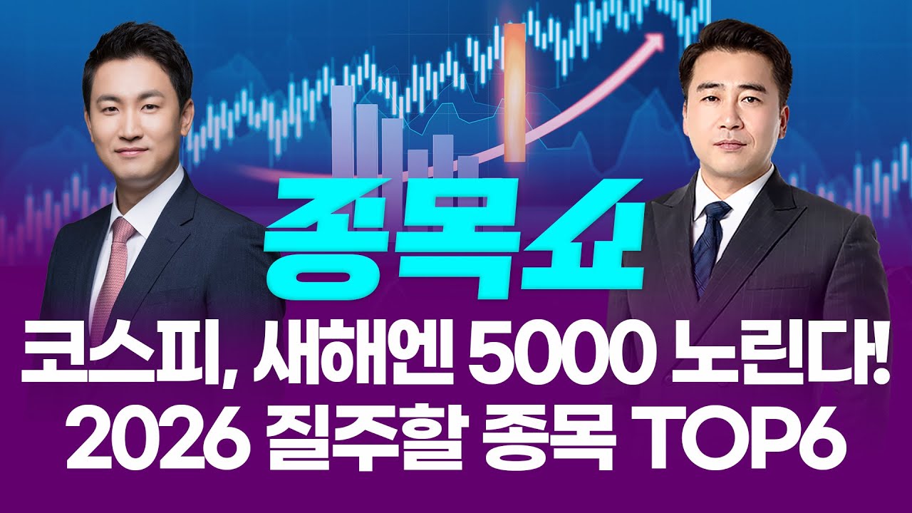 코스피, 새해엔 5000P 노린다! '붉은 말의 해' 질주할 종목 TOP6ㅣ 종목쇼 ㅣ