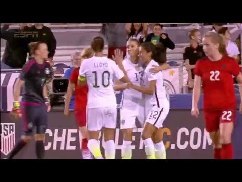 Best goal of the tournament - Alex Morgan 3.9.2016