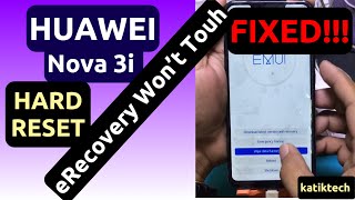 Nova 3i Hard Reset Problem | eRecovery Won’t Touch ( Cannot Type “yes” )
