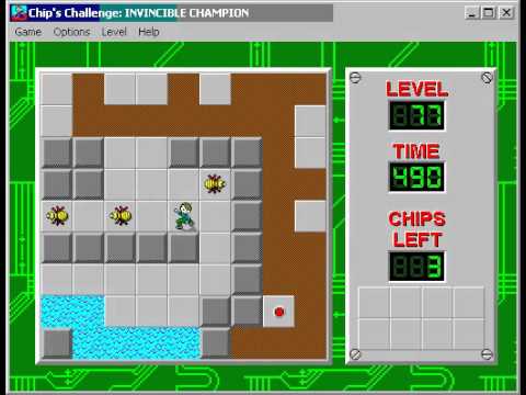 Chip's Challenge 1 Level 77 (Invincible Champion) - 481 seconds