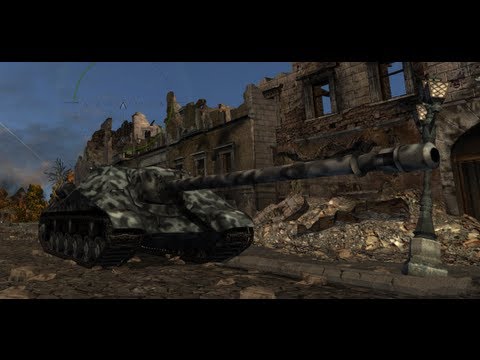 World of Tanks, Object 704 Tier 9 USSR Tank Destroyer on Redshire.