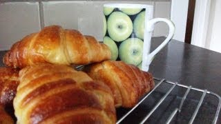 How to make croissants - folding, shaping and baking - ADDED RECIPE