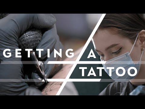 GETTING A TATTOO | Totoro by @maryrain.tattoo