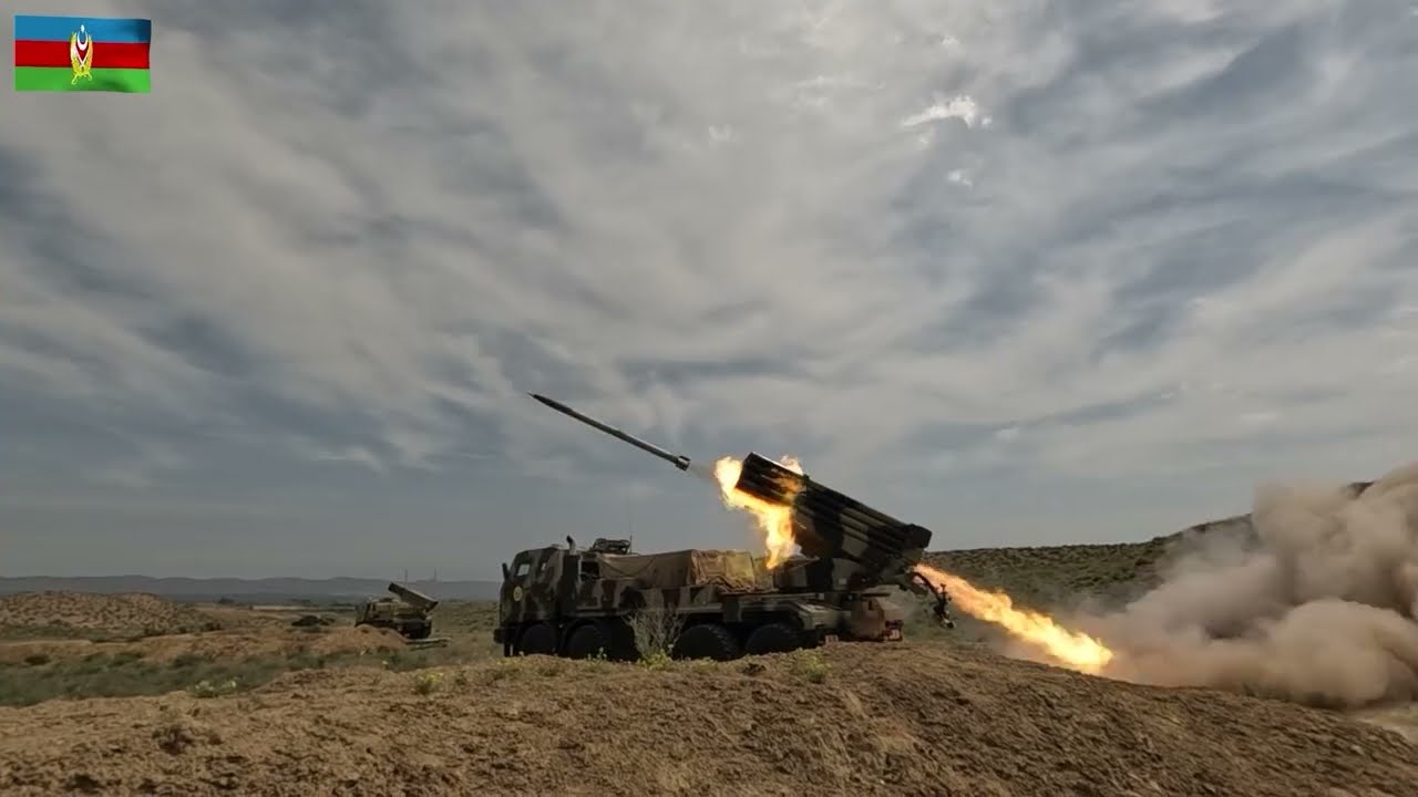 Raket-artilleriya bölmələrinin döyüş atışlı taktiki təlimi
