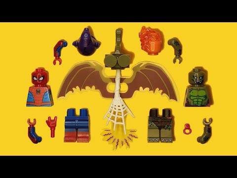 LEGO Spider-Man VS. Green Goblin | Into the Spider-Verse | Unofficial Minifigure | Marvel