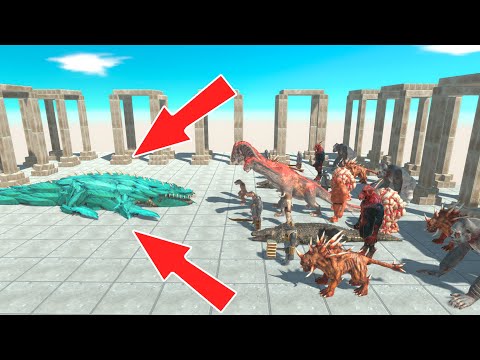 NEW UNIT Mosasaurus vs All Units on Arena in Animal Revolt Battle Simulator