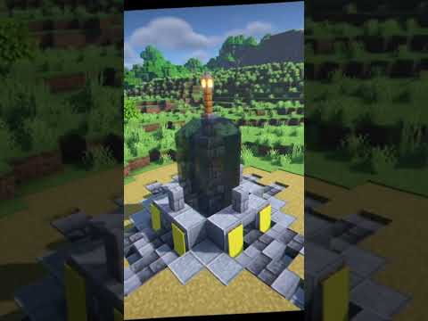 Shyruu - La Ruche - [BUILD] Minecraft decoration - Stone fountain