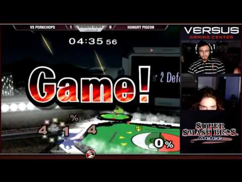 VS Weekly 4/3/16 - Winners Semis - VS|PorkChops (Falco, Fox) vs Hungry Pigeon (Peach) - Melee