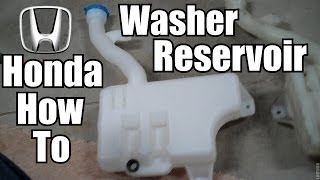 Honda Accord Windshield Washer Reservoir Replacement