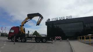 Volvo FMX 500 8x2 Effer 585 Fly Jib Winch Crane Kran platform truck for sale - Image 4 | Autoline NG Volvo FMX 500 8x2 Effer 585 Fly Jib Winch Crane Kran platform truck | Image 4 - Autoline