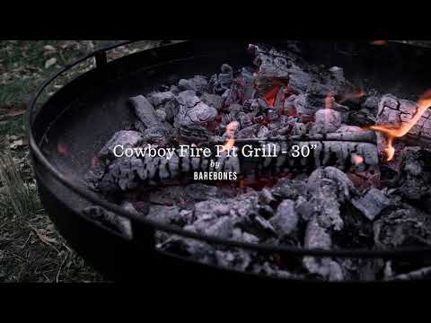 Barebones Living 30-Inch Cowboy Fire Pit Grill Overview Video