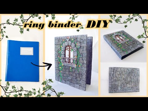 Ring binder file folder