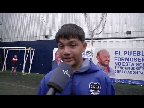 JUGADORES DE PIRANÉ EN TORNEO DE FÚTBOL INFANTIL
