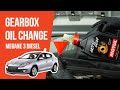 Change the gearbox oil Megane mk3 1.5 dCi 🛢