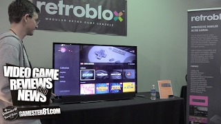 RetroBlox - prototype in action - the ultimate retro console -- Gamester81