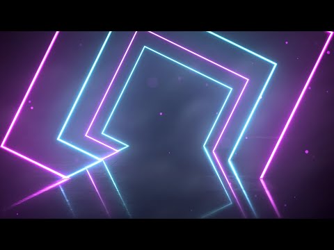 Neon Lights Modern Animated Loop Background - Free Footage - VFX Samrat