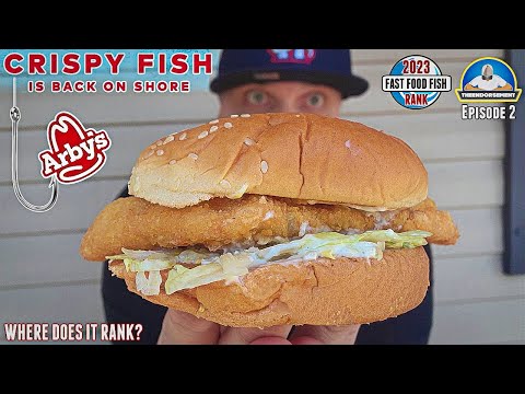 Arby's® Crispy Fish Sandwich Review! 🐟🥪 | 2023 Fast Food Fish Sandwich Rankings | theendorsement